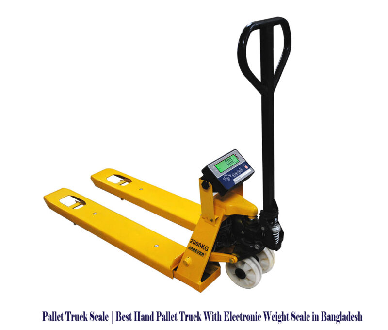 Pallet Truck Scale Best Hand Pallet Truck With Electronic Weight Scale in Bangladesh